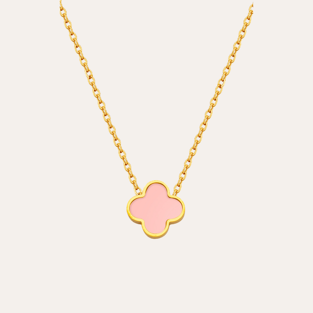 Baby Pink Clover Chain
