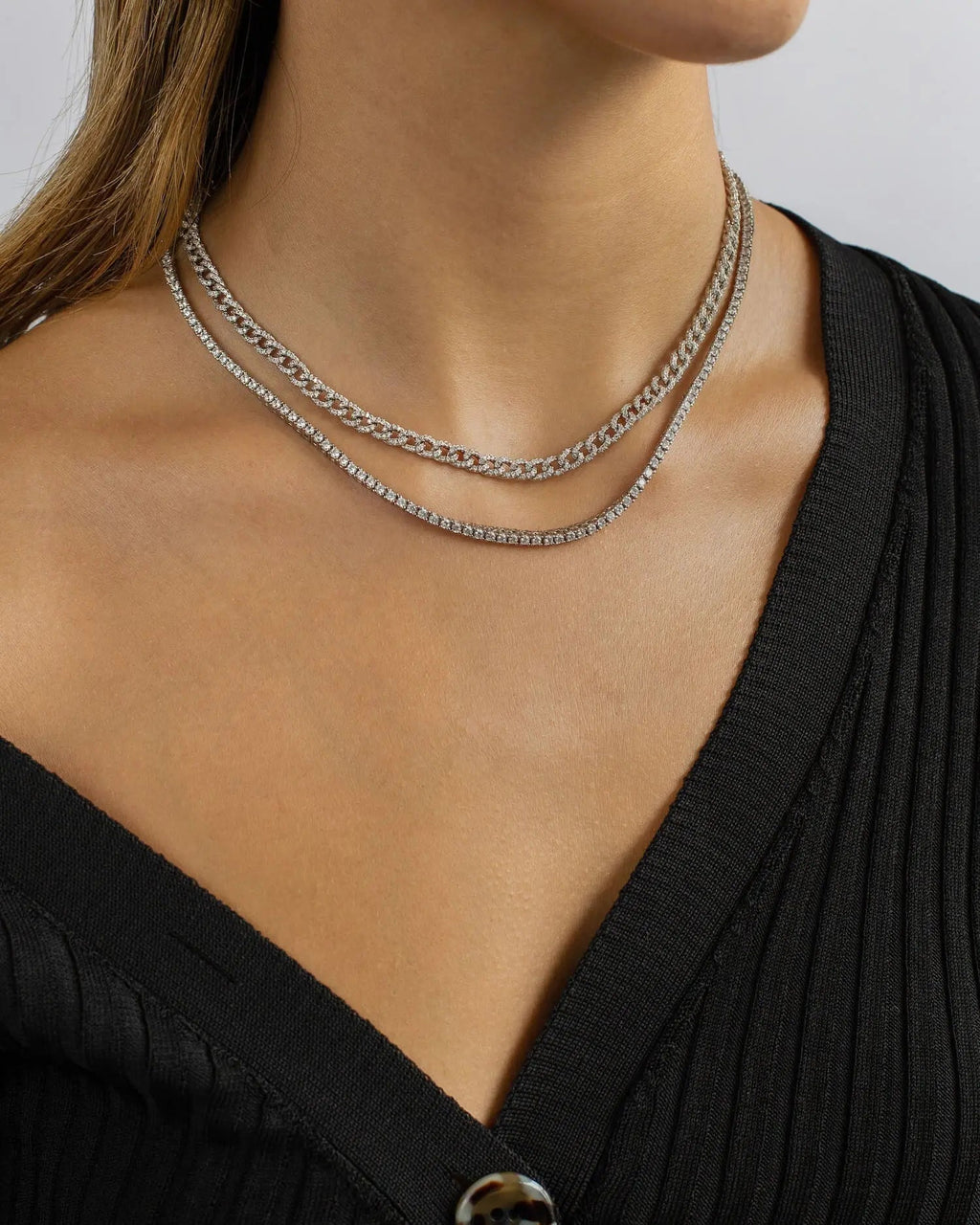Small Tennis-Necklace (2mm)
