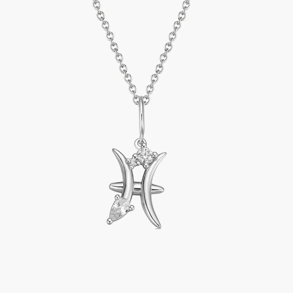 Fish sign necklace
