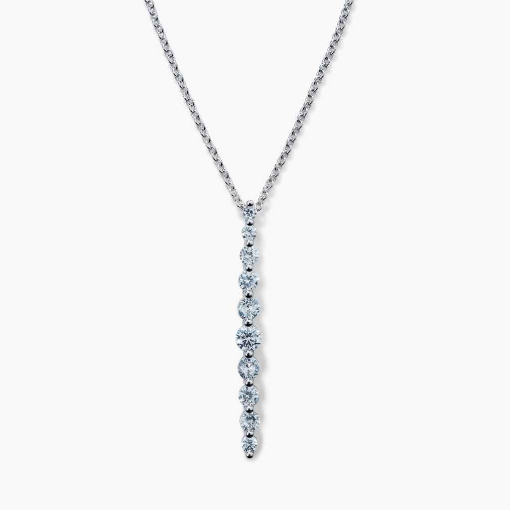 Brilliant round Pendant-Necklace