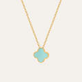 Turquoise Clover Chain