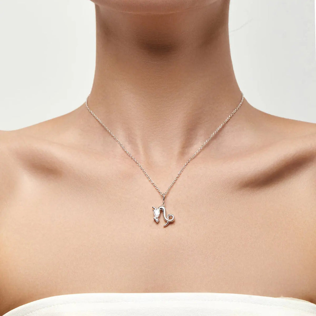 Stone chain necklace