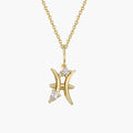 Fish sign necklace