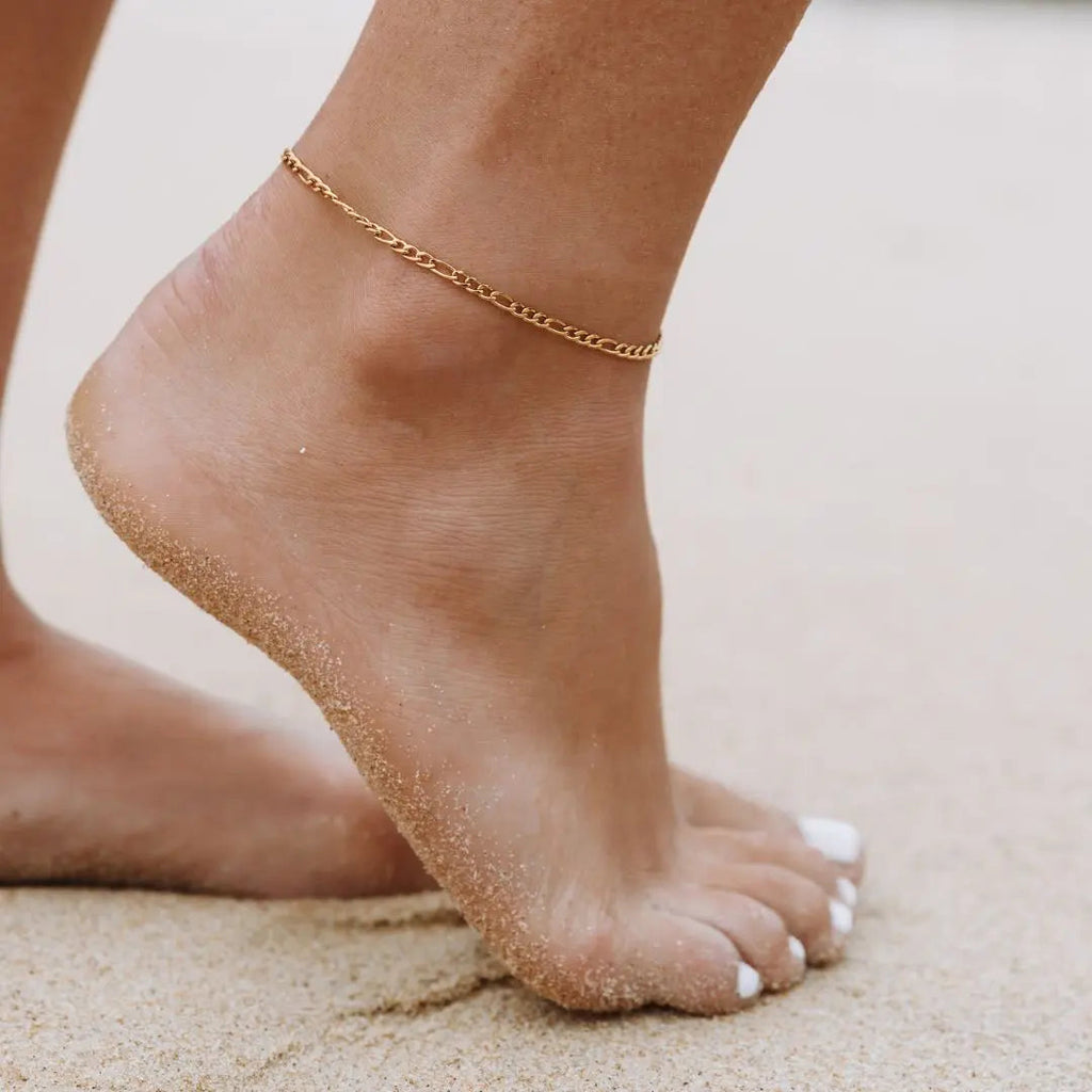 Amalfi" Figaro Anklet