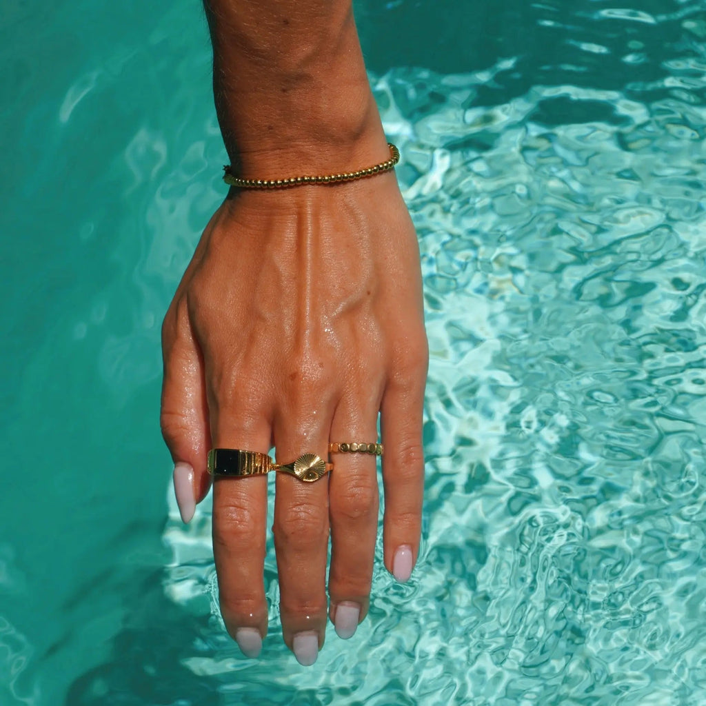 Sun sign ring