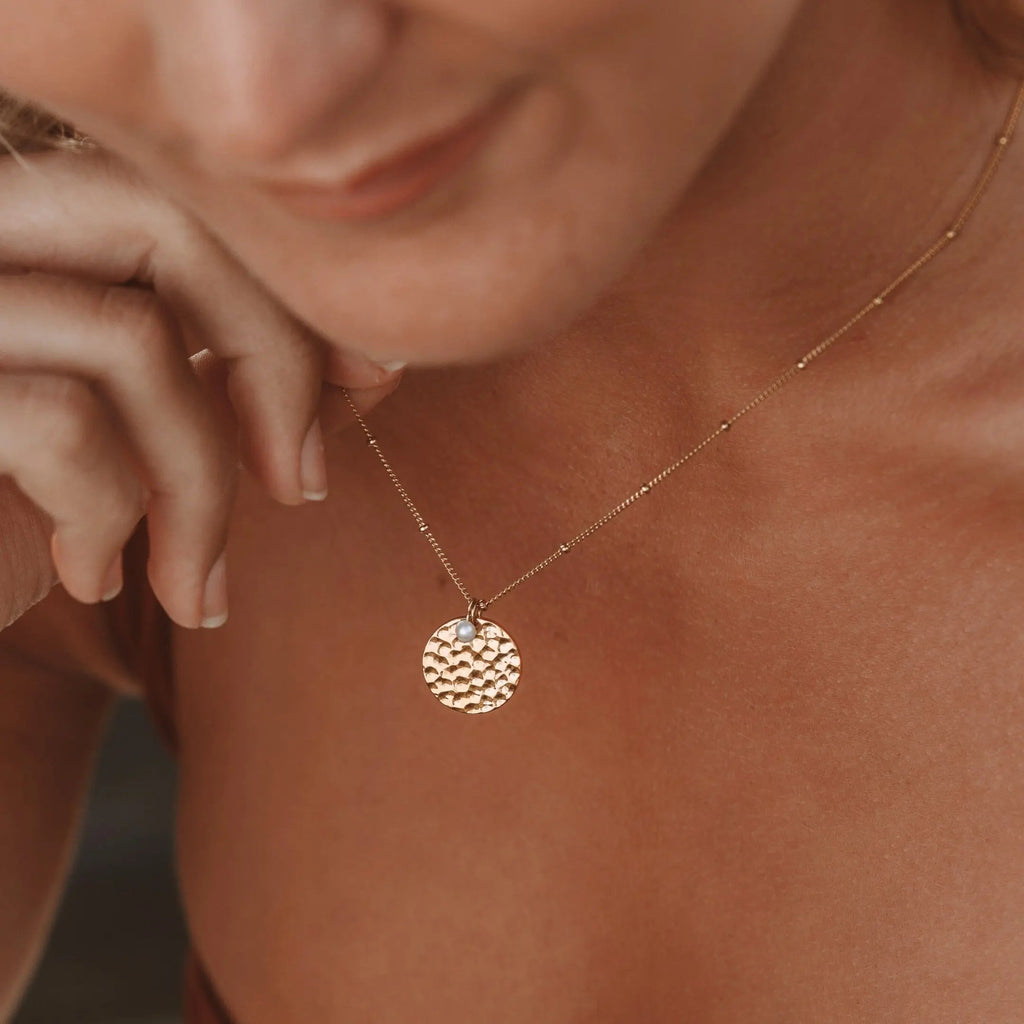 Insel-Medaillon-Necklace