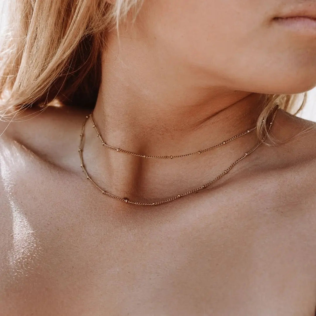 Ornos" Layered-Chain Necklace