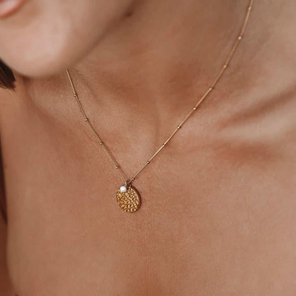Insel-Medaillon-Necklace