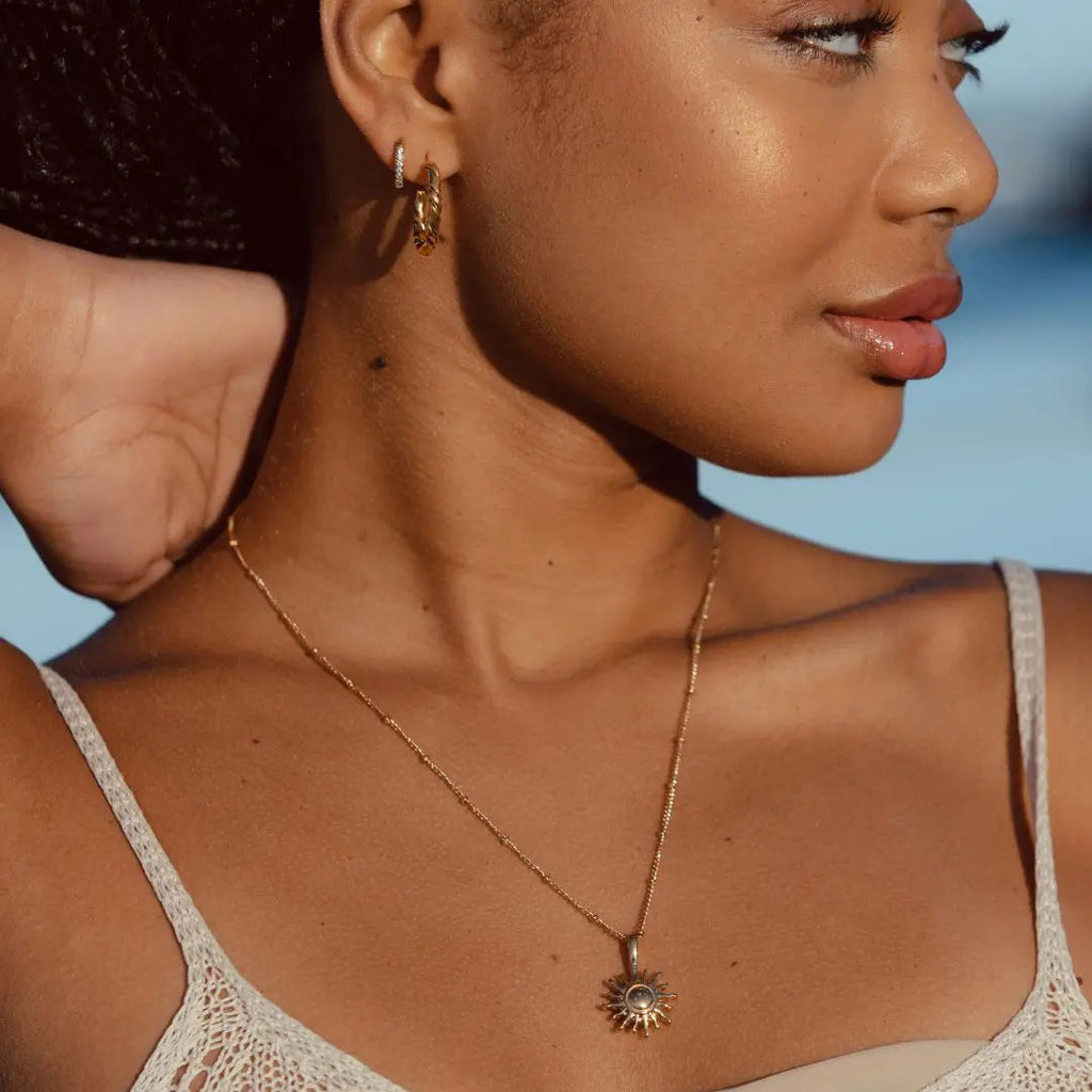 Sun necklace