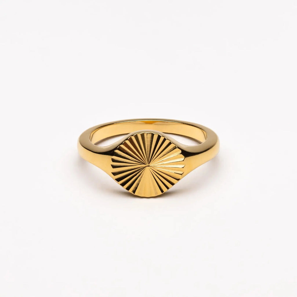 Sun sign ring