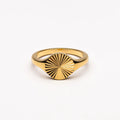Sun sign ring